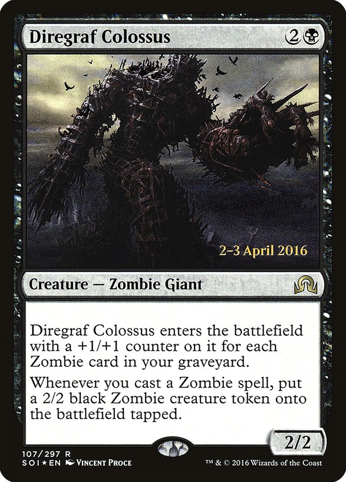 Diregraf Colossus - Foil - Prerelease Promo